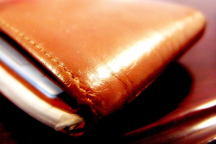 wallet close-up